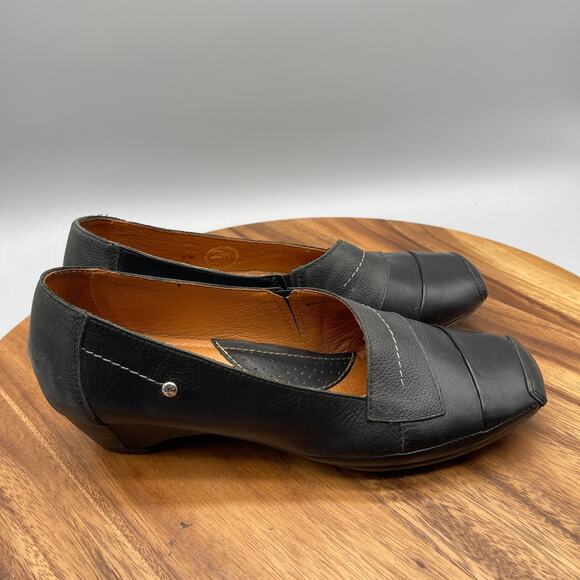 Pikolinos Loafers Womens 9.5 / 40 Black Leather Comfort Slip On Casual Shoes - Picture 1 of 8